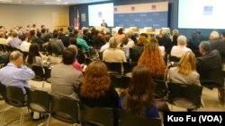 兰德公司举行的东亚安全研讨会(美国之音国符拍摄)