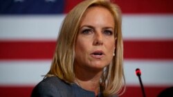 ကန်အမိမြေလုံခြုံရေးဝန်ကြီး Nielsen ရာထူးက နုတ်ထွက် ကန်အမိမြေလုံခြုံရေးဝန်ကြီး Nielsen ရာထူးက နုတ်ထွက်