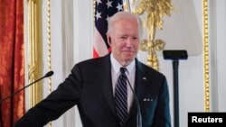 美国总统拜登23日在日本出席记者会
