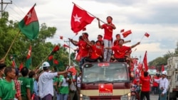 ရွေးကောက်ပွဲ စည်းရုံးရေးကာလ အကြမ်းဖက်မှုတွေမလုပ်ကြဖို့ ပြိုင်ဘက်ပါတီကြီးနှစ်ခု တိုက်တွန်း ရွေးကောက်ပွဲ စည်းရုံးရေးကာလ အကြမ်းဖက်မှုတွေမလုပ်ကြဖို့ ပြိုင်ဘက်ပါတီကြီးနှစ်ခု တိုက်တွန်း