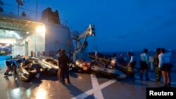 အင်ဒိုနီးရှား ရေတပ်လုံခြုံရေးကင်းလှည့်စဉ်။