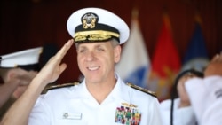 时任美军印太司令部司令的戴维森上将(Philip Davidson)(美国海军2019年4月11日)