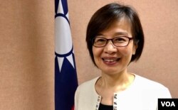 台湾陆委会港澳蒙藏处处长杜嘉芬。(美国之音汤惠芸拍摄)