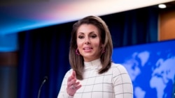 资料照片:美国国务院发言人摩根·奥塔格斯