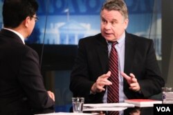 美国联邦众议员、国会及行政部门中国委员会联席主席克里斯·史密斯先生接受美国之音采访 (美国之音常晓)
