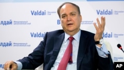 အမေရိကန်နိုင်ငံဆိုင်ရာ ရုရှားသံအမတ် Anatoly Antonov. (ဇူလိုင် ၂၀၊ ၂၀၁၈)