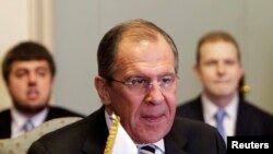 俄罗斯外交部长拉夫罗夫。