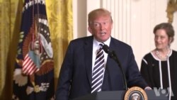 教师示威潮中 川普总统赞扬教师的贡献 教师示威潮中 川普总统赞扬教师的贡献