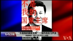 时事大家谈:“不是我的国家主席”,海外的反习声浪 时事大家谈:“不是我的国家主席”,海外的反习声浪