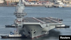 资料照:中国自制航母“山东舰”