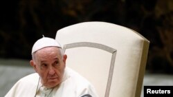 罗马天主教宗方济各在梵蒂冈 (2021年9月1日)