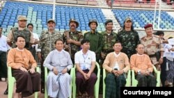 ပြည်ထောင်စုငြိမ်းချမ်းရေးညီလာခံ ၂၁ ပင်လုံ ကြိုဆိုထောက်ခံပွဲ (Phyo Min Thein Facebook )