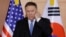 美国务卿蓬佩奥14号在首尔的记者会上接受提问