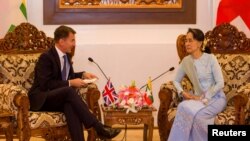 ဗြိတိန်နိုင်ငံခြားရေးဝန်ကြီး Jeremy Hunt မြန်မာနိုင်ငံခရီးစဉ် (သတင်းဓါတ်ပုံ)