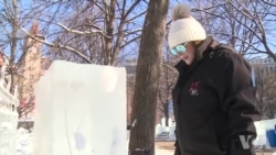 冰雕不只是男性主场 女冰雕师三次夺冠 冰雕不只是男性主场 女冰雕师三次夺冠