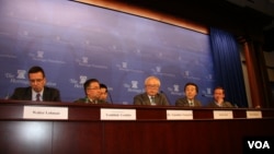 传统基金会美日关系研讨会(美国之音钟辰芳拍摄)