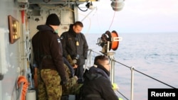 Естонія розслідує можливий акт саботажу на газопроводі в Балтійському морі, 10 жовтня 2023 року. Фото надане Естонськими ВМС через REUTERS