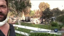 Лісові пожежі в Каліфорнії знищили будинки зірок Голлівуду. Відео Лісові пожежі в Каліфорнії знищили будинки зірок Голлівуду. Відео