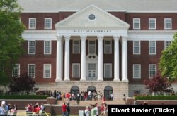 美国马里兰大学的一座图书馆(资料图)