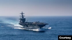 美日韩“自由之刃”三边联合演习今年第二度举办,美国核动力航空母舰“乔治·华盛顿” 号也将参加。(取自USS George Washington官方脸书)