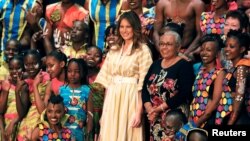 特朗普夫人今昔出访:非洲,北京,欧洲,日韩(45图)