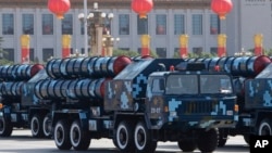 红旗-9导弹在中国国庆60周年阅兵式上亮相(2009年10月1日)