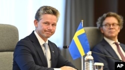 资料照:瑞典国防部长帕尔·琼森(Pal Jonson)