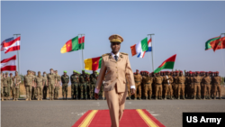 美军非洲司令部2020年2月主办的非洲军演闭幕式(美国陆军照片)