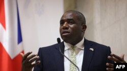 资料照:英国外交大臣戴维·拉米(David Lammy)