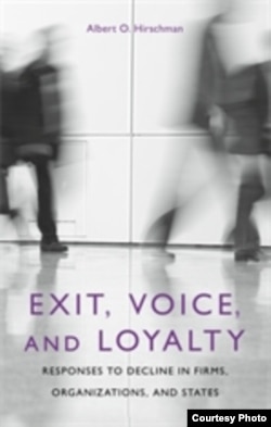 《出走,发声,忠诚》(网络照片)