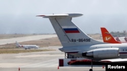 载有俄罗斯军人的一架飞机2019年3月抵达委内瑞拉(路透社)