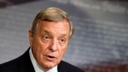 资料照:参议院民主党党鞭德宾(Sen. Dick Durbin, D-IL)