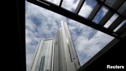 资料照片:香港四季酒店外景。加拿大籍华裔商人肖建华2017年1月27日从该酒店被带走,自那之后再未现身。(2017年2月1日)