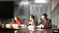 库伍德罗•威尔逊国际学者中心11月17日举办日美关系研讨会。(美国之音乔栈拍摄)