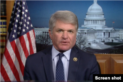 资料照:美国国会共和党联邦众议员麦考尔