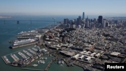 图为美国旧金山市。(2017年10月5日)