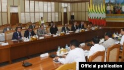 ဥရောပပါလီမန်၊ လူ့အခွင့်အရေးဆပ်ကော်မတီဥက္ကဌဖြစ်သူMr. Pier Antonio Panzeri ဦးဆောင်သောအဖွဲ့ နှင့် နိုင်ငံတော်အတိုင်ပင်ခံရုံး ဝန်ကြီးဌာနတွေ့ဆုံ (MOI)