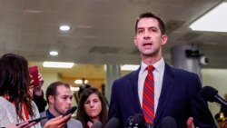 资料照:共和党联邦参议员科顿(Sen. Tom Cotton, R-AR)