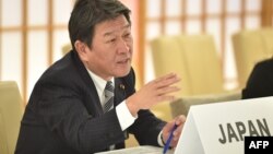 ဂျပန်နိုင်ငံခြားရေးဝန်ကြီး Toshimitsu Motegi