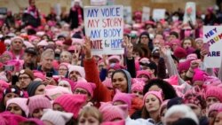 အမျိုးသမီးရေးရာ ချီတက်ပွဲ လူပေါင်းသိန်းချီစုဝေး အမျိုးသမီးရေးရာ ချီတက်ပွဲ လူပေါင်းသိန်းချီစုဝေး