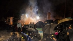 ဟောင်ကောင်တက္ကသိုလ်ဝင်းတွေမှာ ဆန္ဒပြသူတွေစုရုံး ဟောင်ကောင်တက္ကသိုလ်ဝင်းတွေမှာ ဆန္ဒပြသူတွေစုရုံး