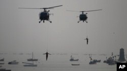 Hải quân Ấn Độ tập trận kỷ niệm Ngày Hải quân trong vùng biển Ả Rập.