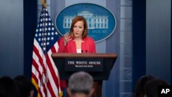 На фото: Речниця Білого дому Джен Псакі