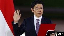 Tân thủ tướng Singapore Lawrence Wong tuyên thệ nhậm chức vào ngày 15/5/2024.