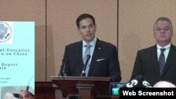 来自佛罗里达州的共和党参议员马可·鲁比奥 (Marco Rubio) 和来自新泽西州的美国国会议员克里斯·史密斯 (Chris Smith)