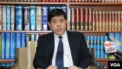 台湾外交部北美司长陈立国 (美国之音杨明拍摄)