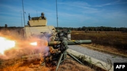Ракетні системи TOW, які США, серед іншого, надають Україні в рамках безпекової допомоги. Фото: AFP/Pentagon/Army capt.Justin Wright
