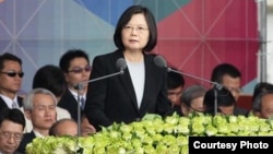 台湾总统蔡英文(台湾总统府官网截图)