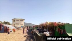 ထောက်ပံ့ကူညီမှု လိုအပ်နေသော ရသေ့တောင်မြို့နယ်၊ သက်ပြည်ကျ စစ်ဘေးရှောင် စခန်း။ (ဇန်နဝါရီ ၁၂၊ ၂၀၁၉ ဓာတ်ပုံ - Rakhine Ethnics Congress)