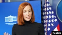 资料照:白宫新闻秘书莎琪